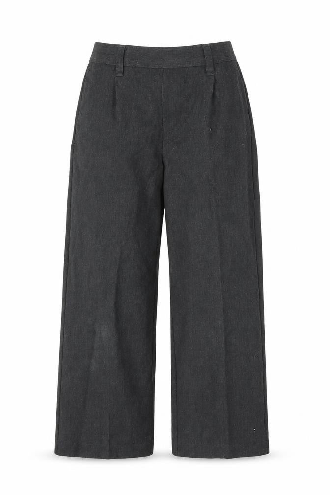 Marks and Spencer Girls Grey  Polyester Capri Trousers Size 6 Years  Regular