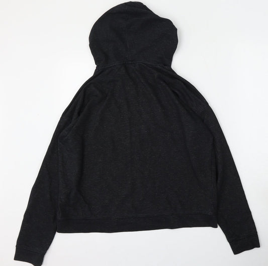 LOGG Womens Black  Polyester Pullover Hoodie Size M  Tie
