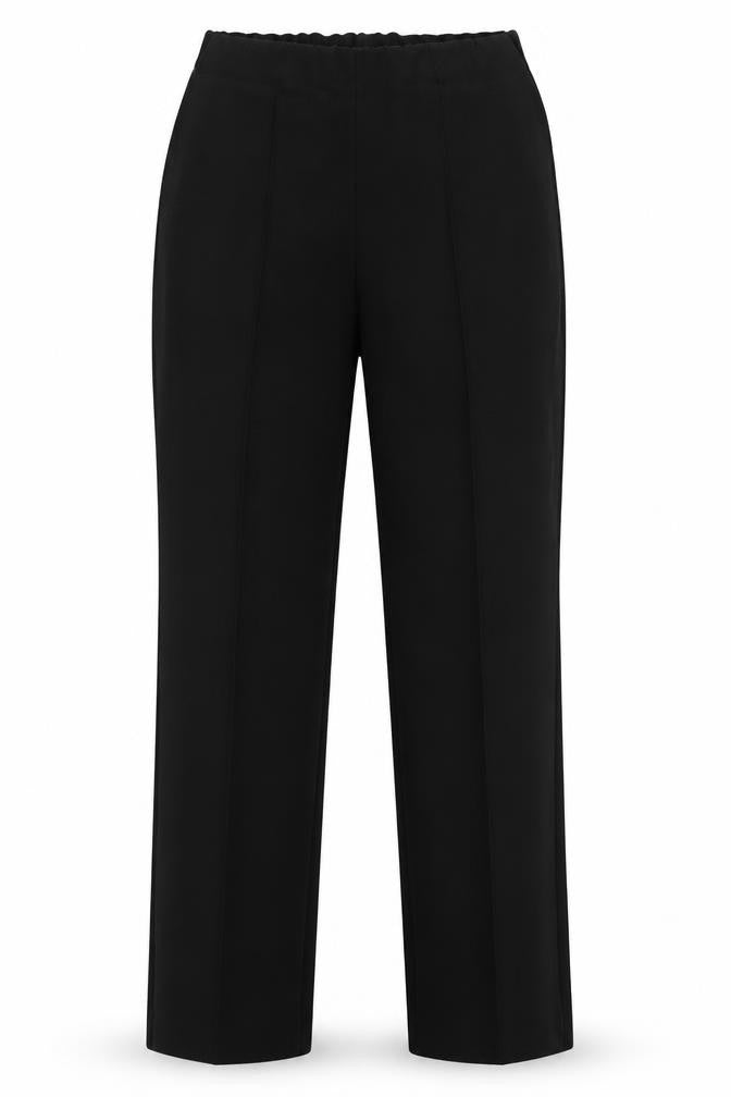 Classics Womens Black  Polyester Trousers  Size 8 L28 in Regular