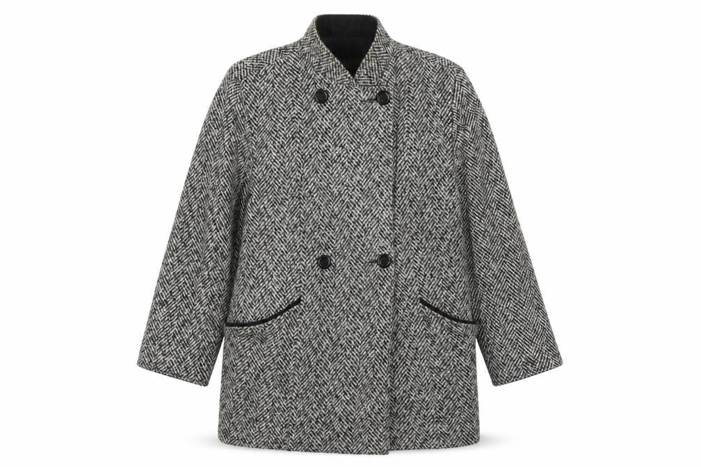 Debenhams Womens Black   Parka Coat Size 14  Button