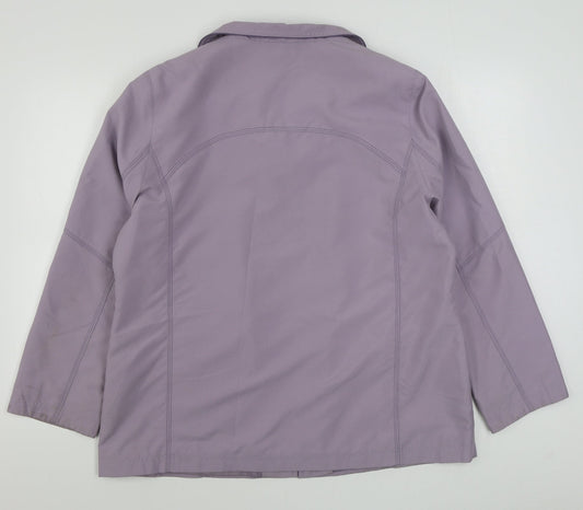 BM Womens Purple   Jacket  Size M  Zip