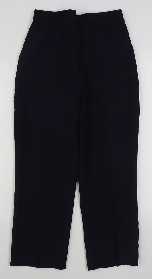Preworn Womens Blue  Polyester Trousers  Size 12 L25 in Regular