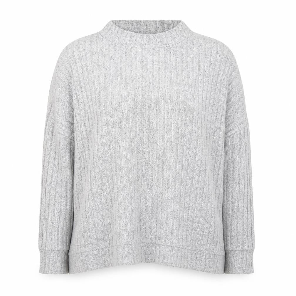 Marks and Spencer Womens Grey Round Neck  Polyester Pullover Jumper Size 16