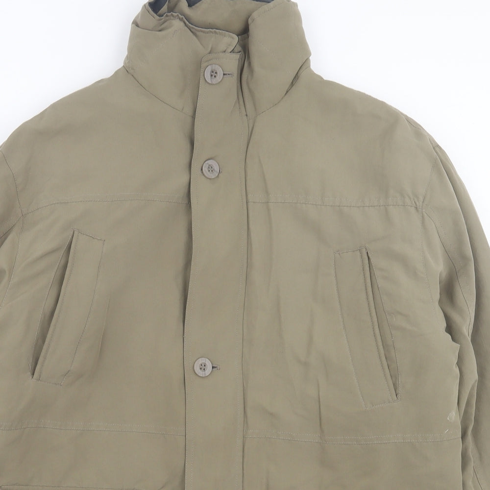Premier Mens Beige   Jacket  Size M  Zip