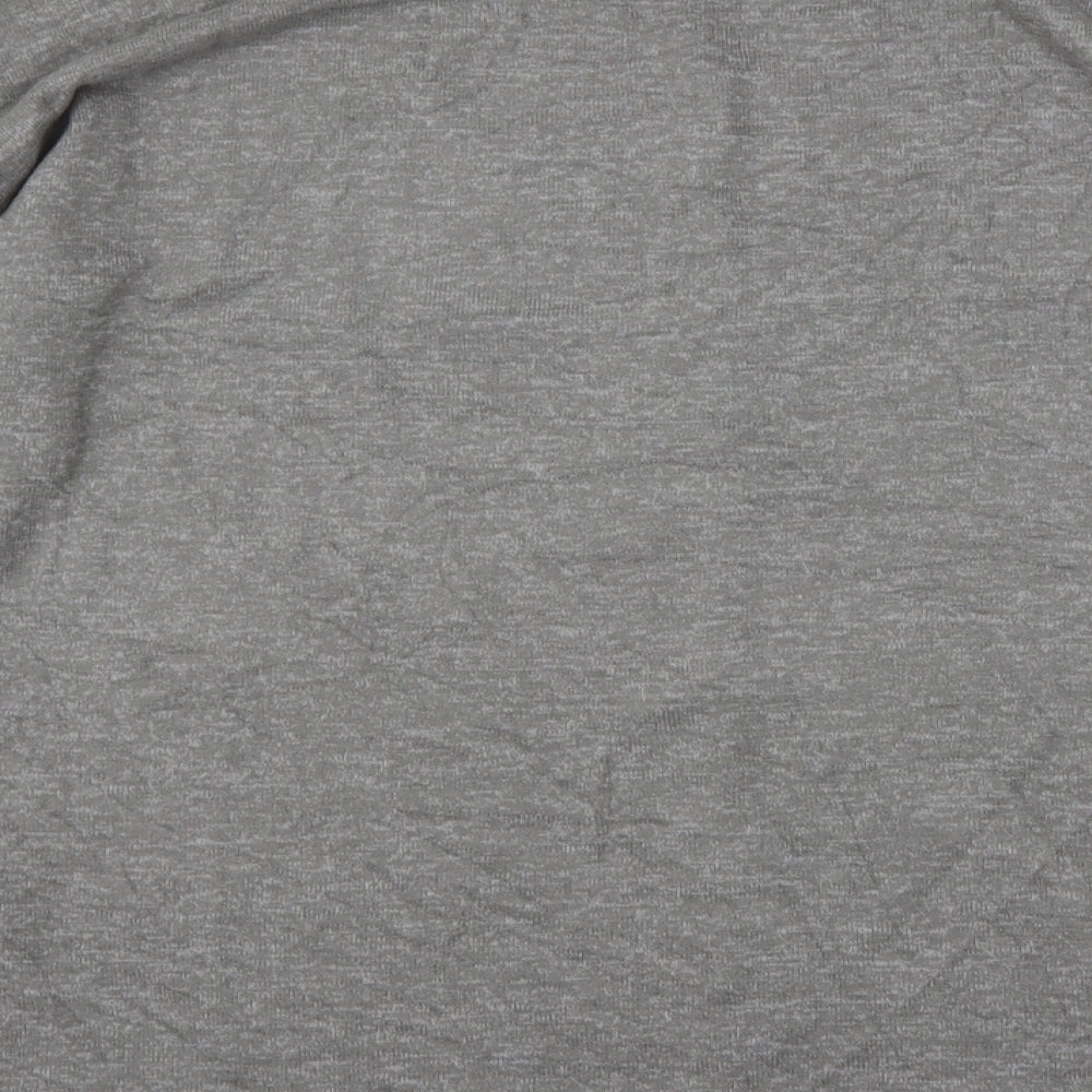 Marks and Spencer Womens Grey Round Neck  Viscose Pullover Jumper Size 12
