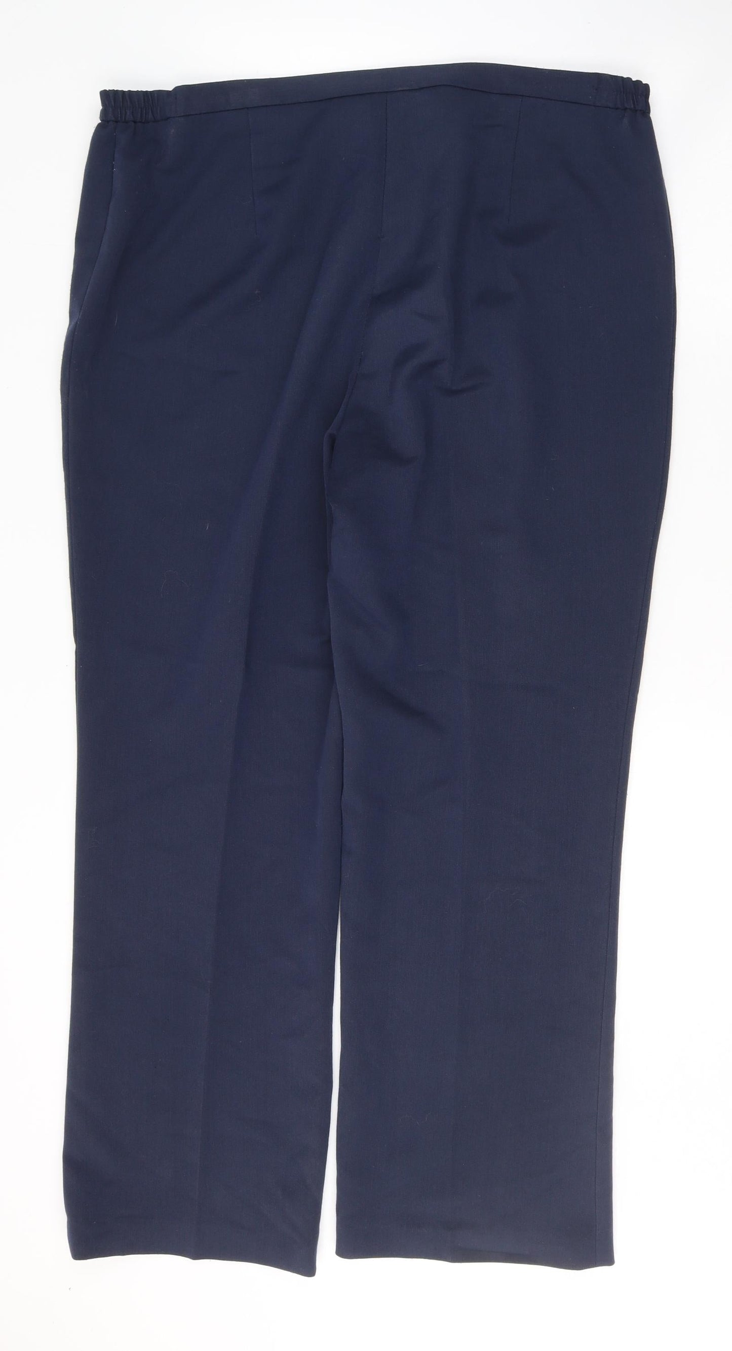 Gerard Womens Blue  Polyester Trousers  Size 18 L28 in Regular Button