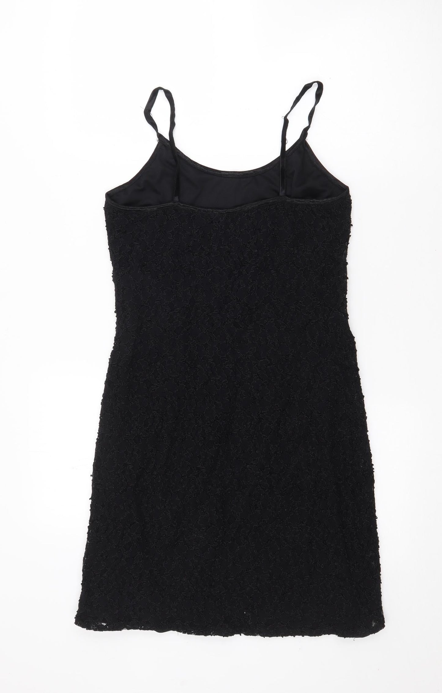 Lella Womens Black  Polyester Bodycon  Size 12  V-Neck