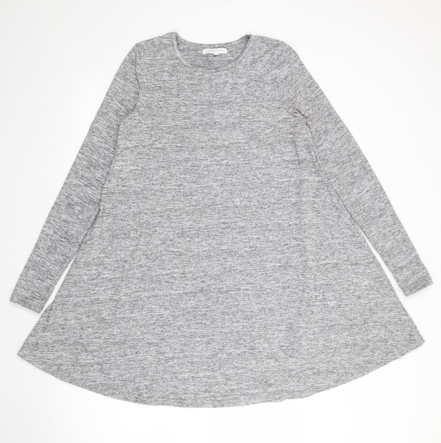 Glamorous Womens Grey  Polyester Jumper Dress  Size 8  Crew Neck