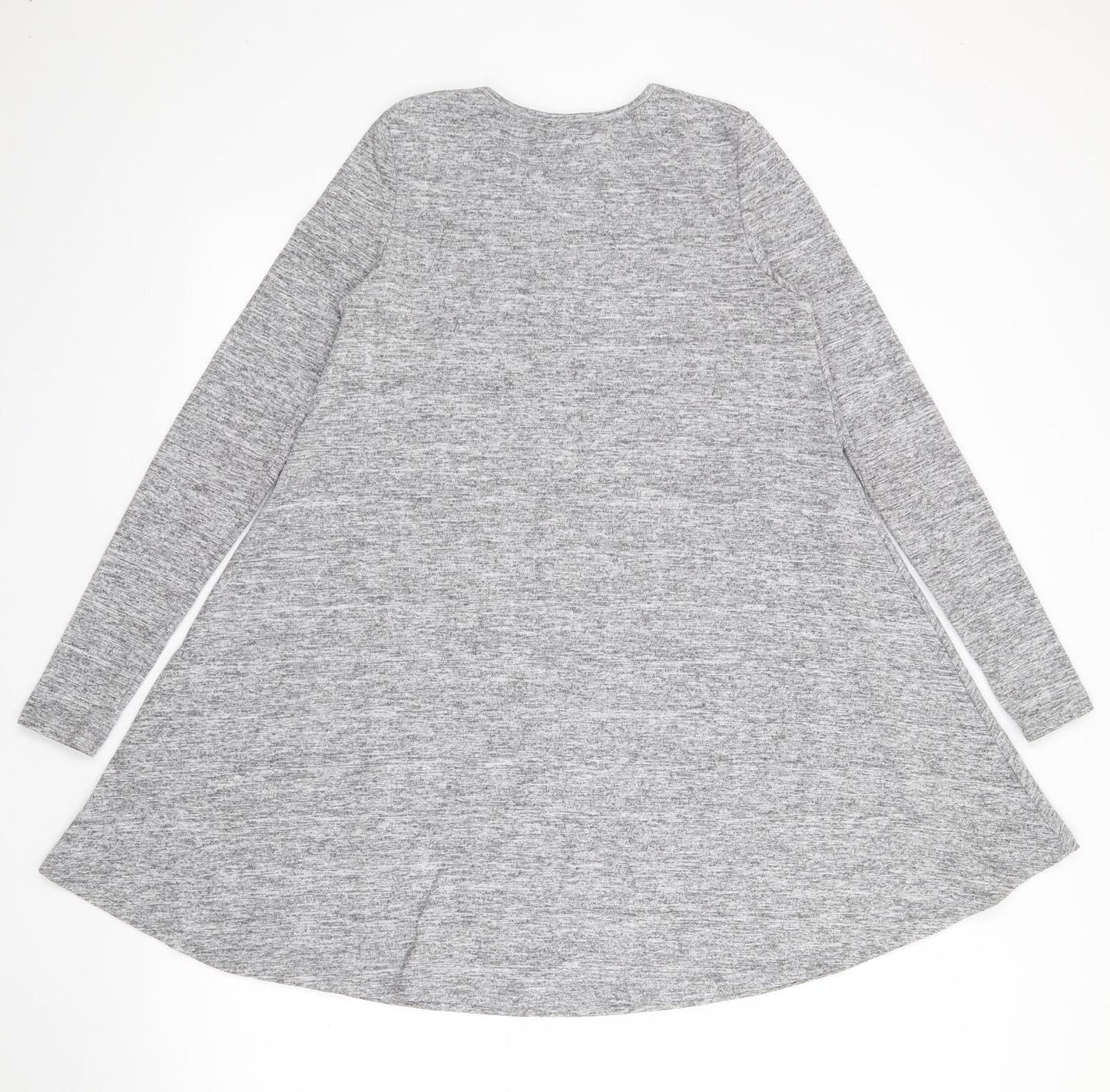 Glamorous Womens Grey  Polyester Jumper Dress  Size 8  Crew Neck
