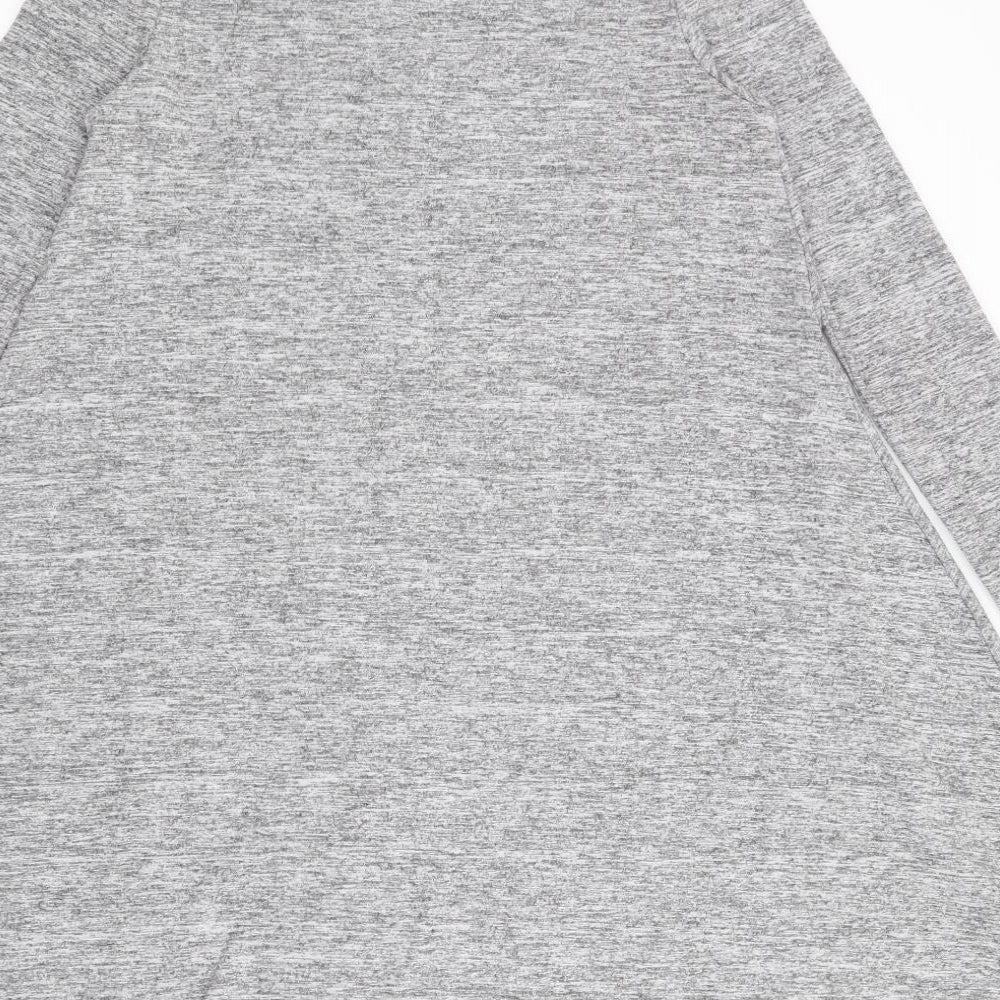 Glamorous Womens Grey  Polyester Jumper Dress  Size 8  Crew Neck