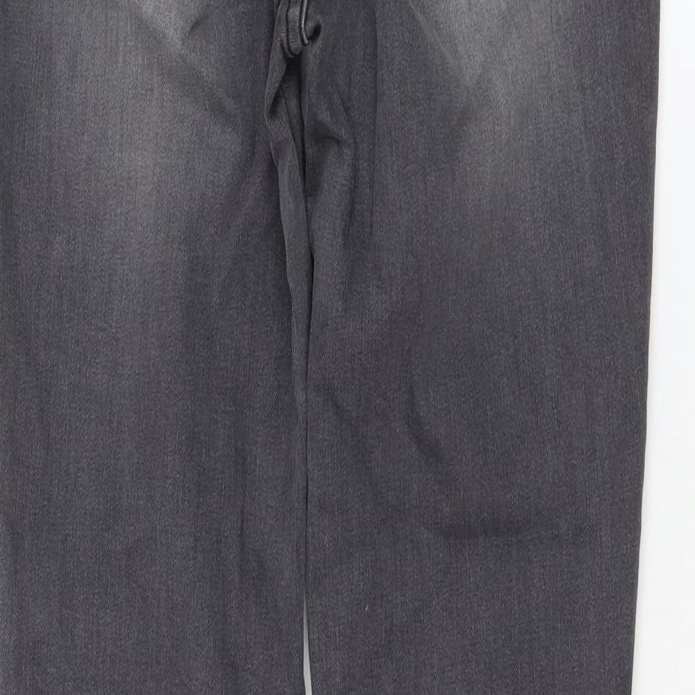Cotton Brothers Womens Grey  Cotton Skinny Jeans Size 36 in L28 in Regular Zip