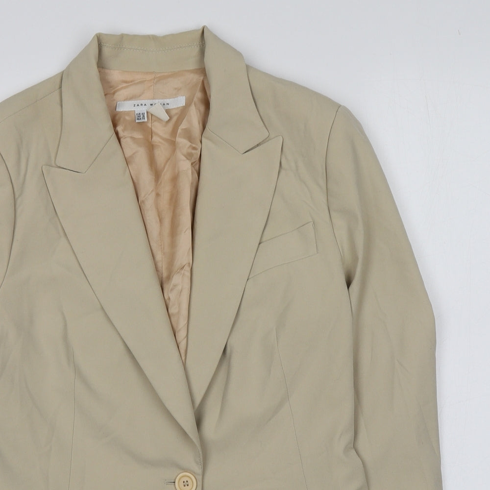 Zara Womens Beige   Jacket  Size 42