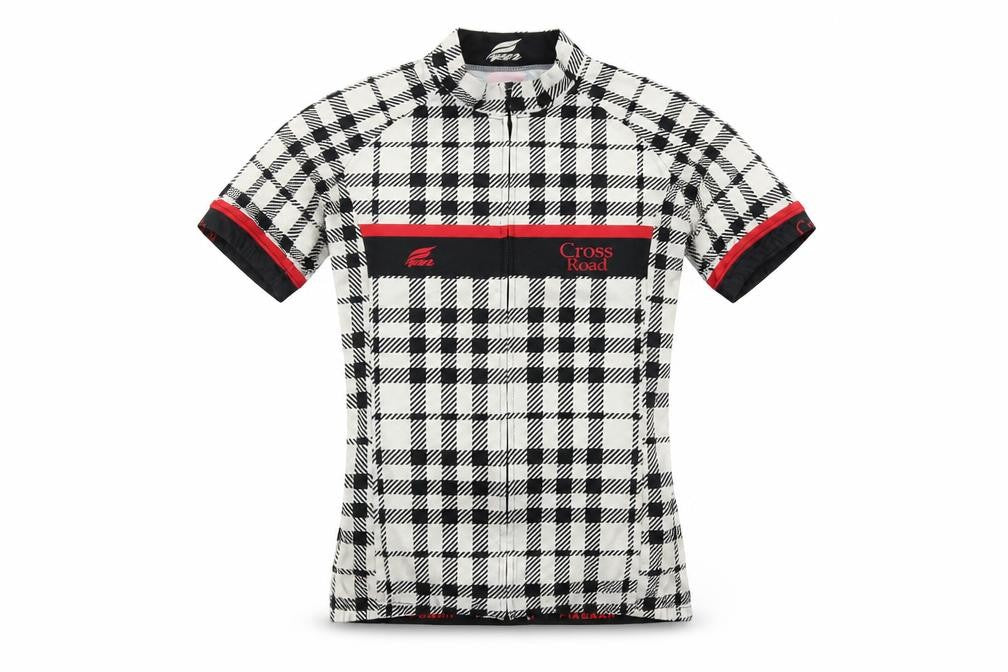 FIXGEAR Womens Multicoloured Plaid Polyester Basic T-Shirt Size L Halter Zip