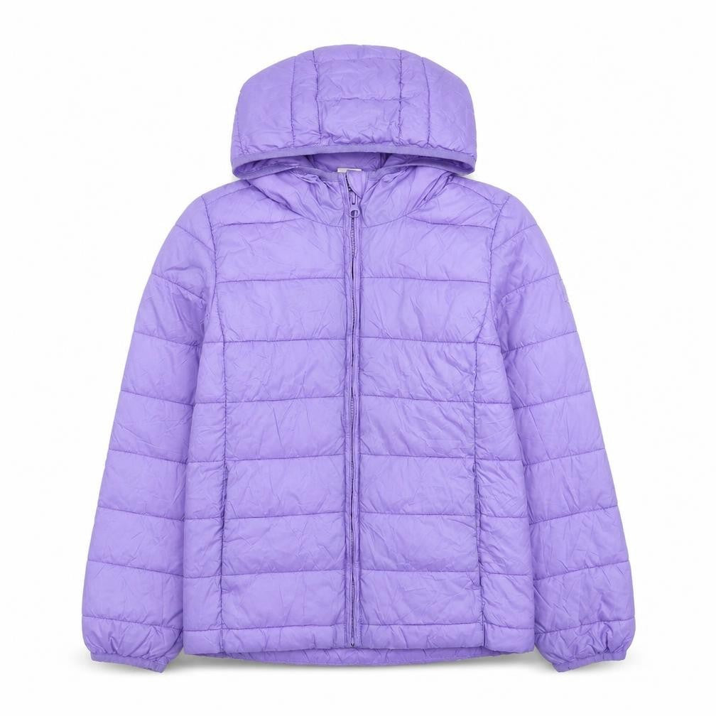 Gap Girls Purple   Quilted Coat Size S  Zip