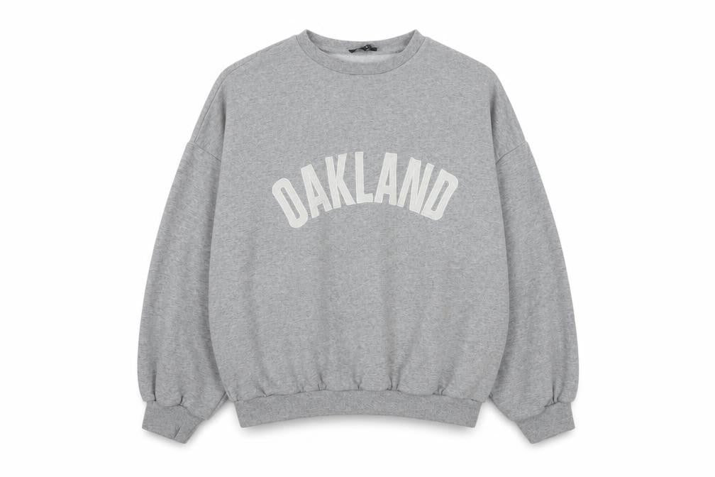 Nasty Gal Womens Grey  Cotton Pullover Sweatshirt Size 4