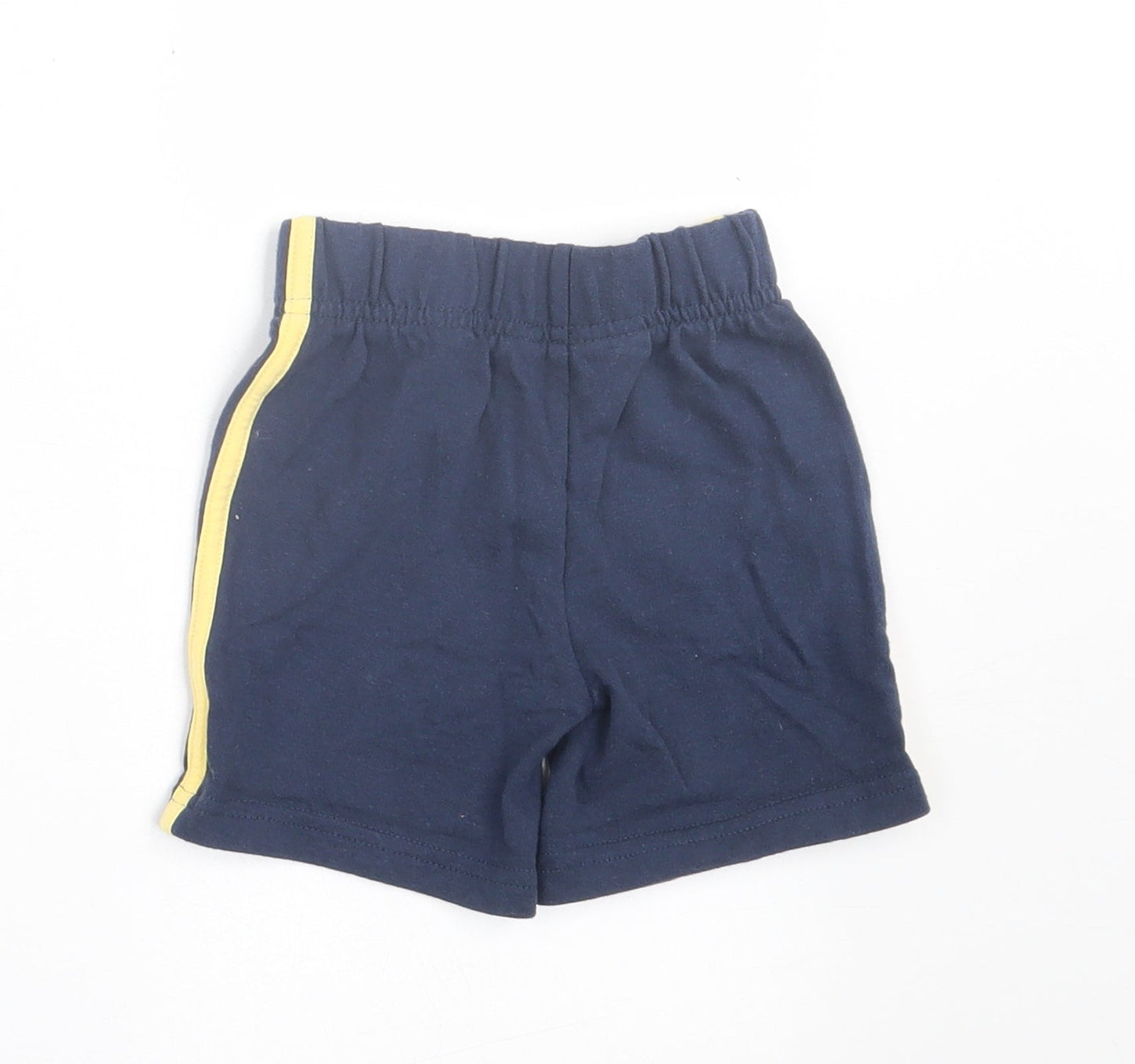 Primark Boys Blue  Cotton Cropped Trousers Size 9-12 Months  Tie - Shorts