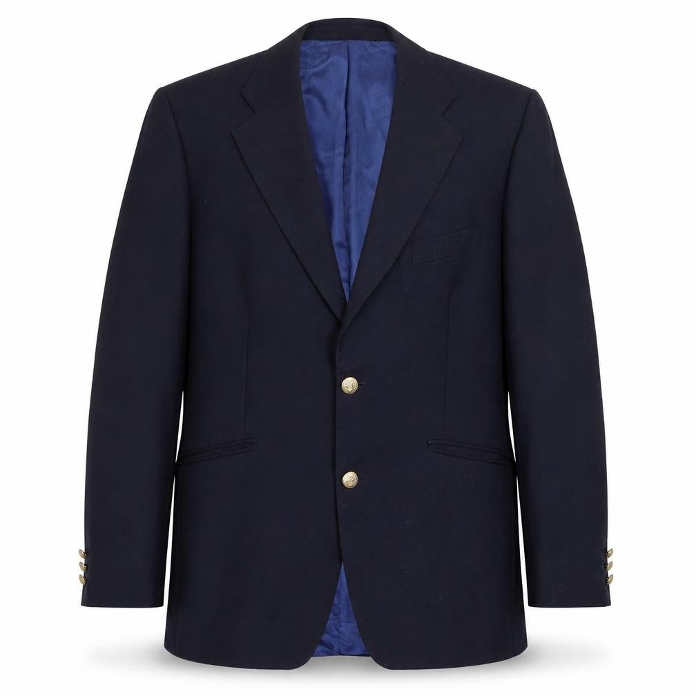 Marks and Spencer Mens Blue  Wool Jacket Suit Jacket Size 42