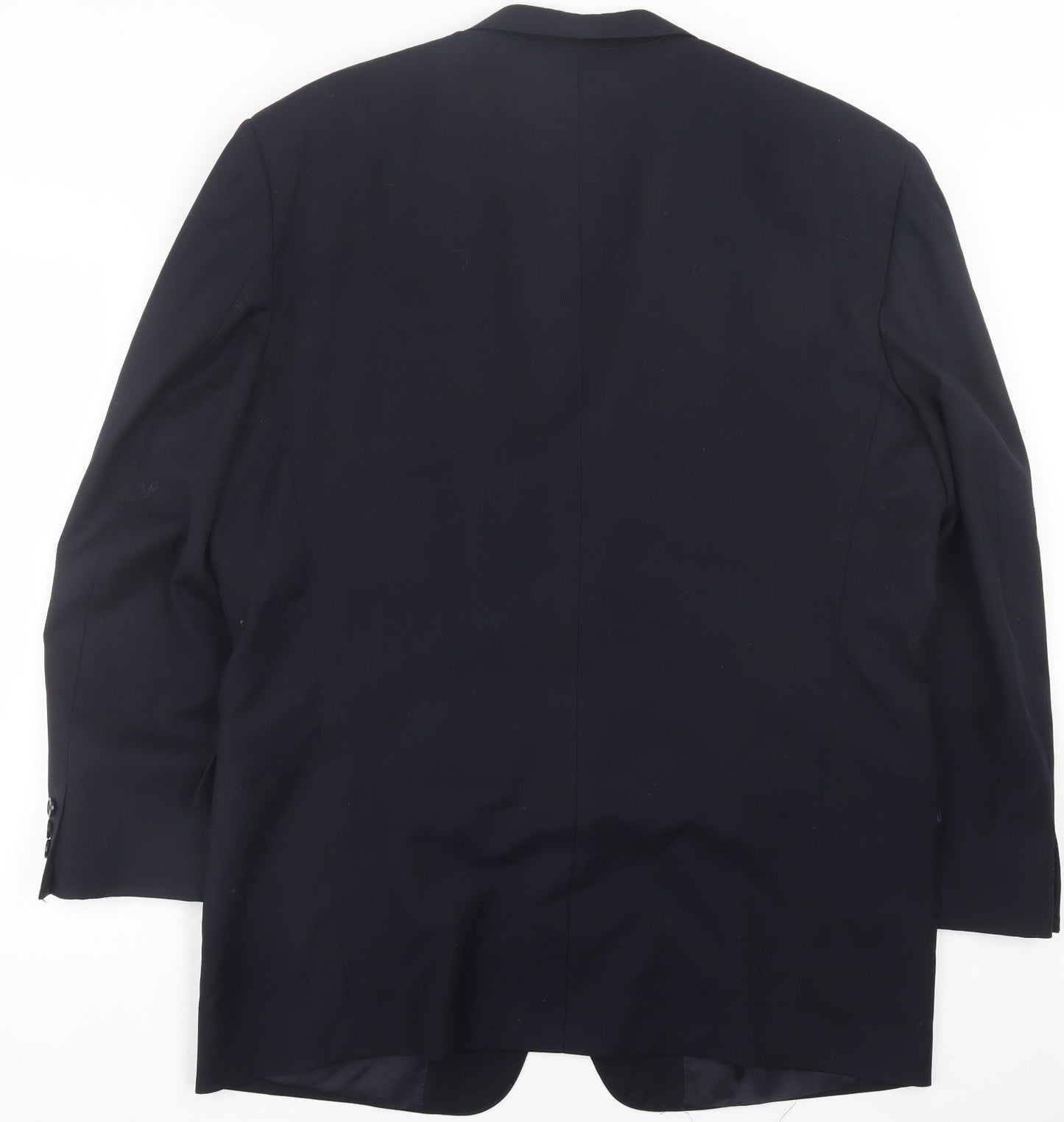 james fowler Mens Blue  Wool Jacket Suit Jacket Size 42