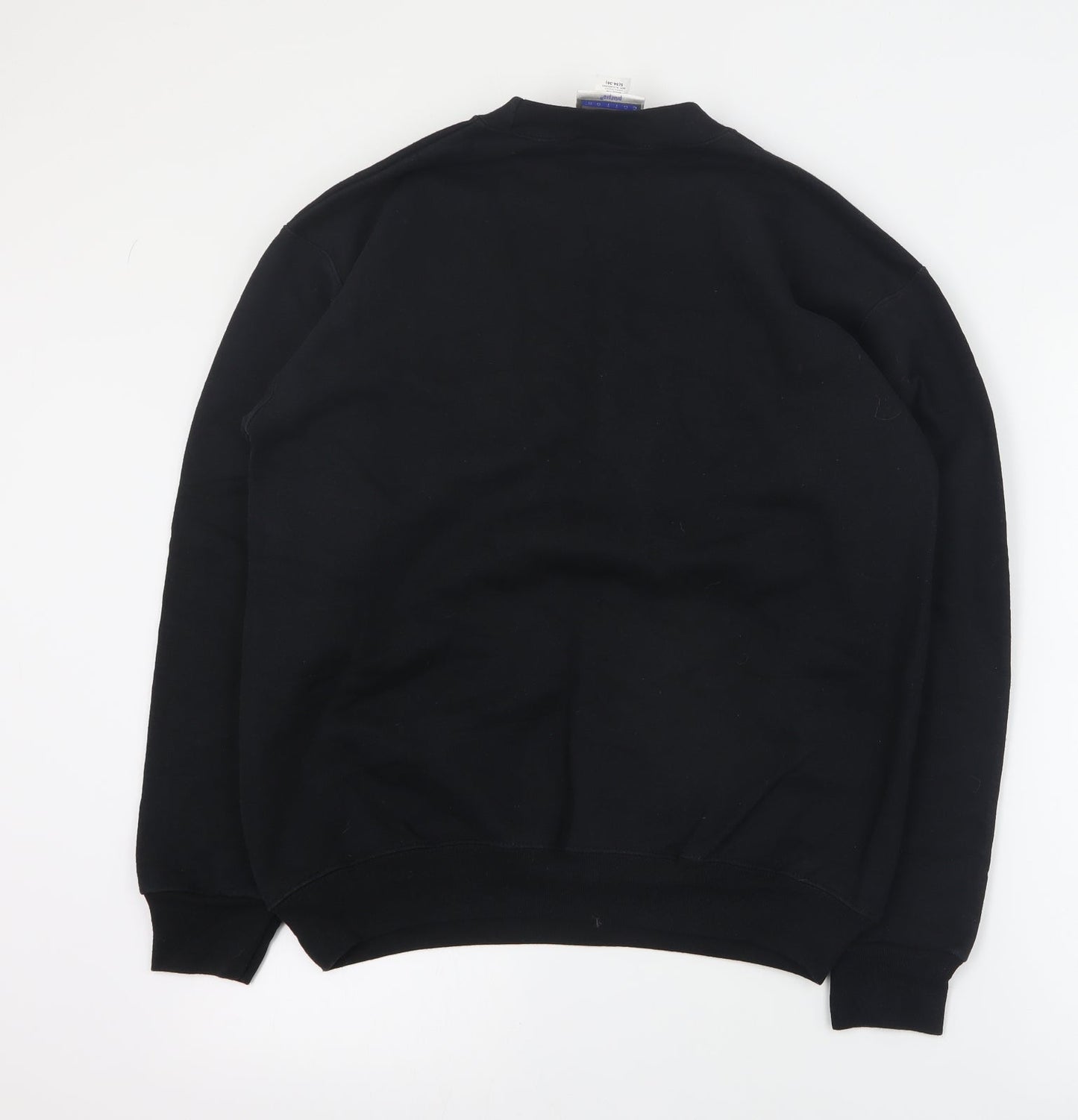 Hanes Womens Black  Cotton Pullover Sweatshirt Size S  Pullover