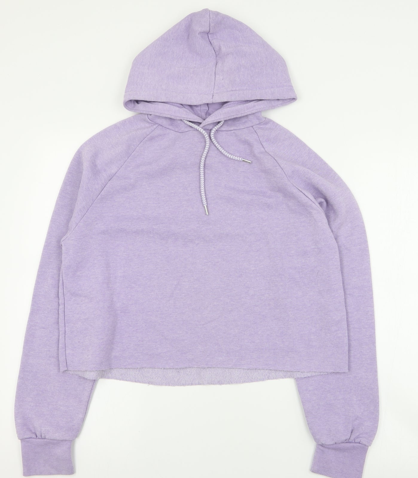 Primark Womens Purple  Polyester Pullover Hoodie Size S  Pullover - Cropped