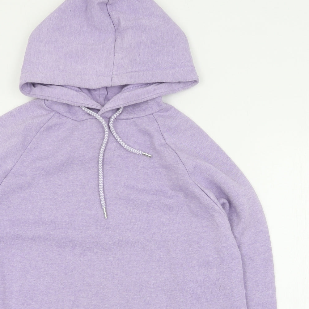 Primark Womens Purple  Polyester Pullover Hoodie Size S  Pullover - Cropped