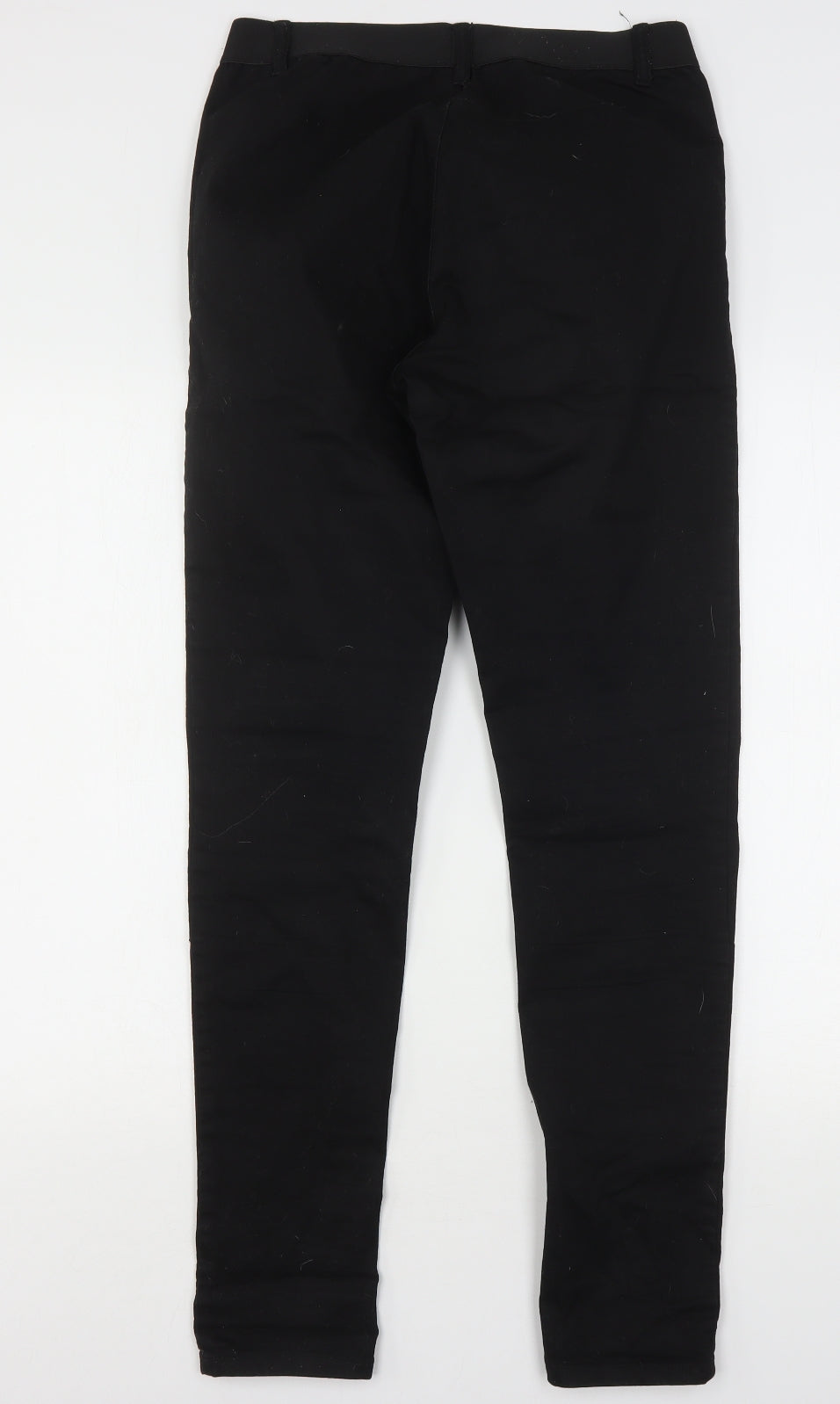 Miss Captain  Womens Black  Cotton Jegging Jeans Size 10 L32 in Regular