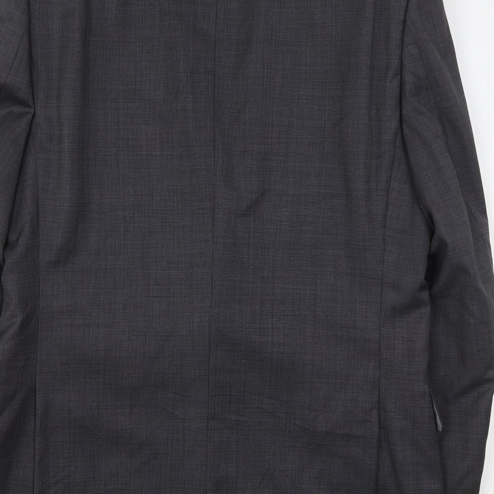 Marks and Spencer Mens Grey  Wool Jacket Suit Jacket