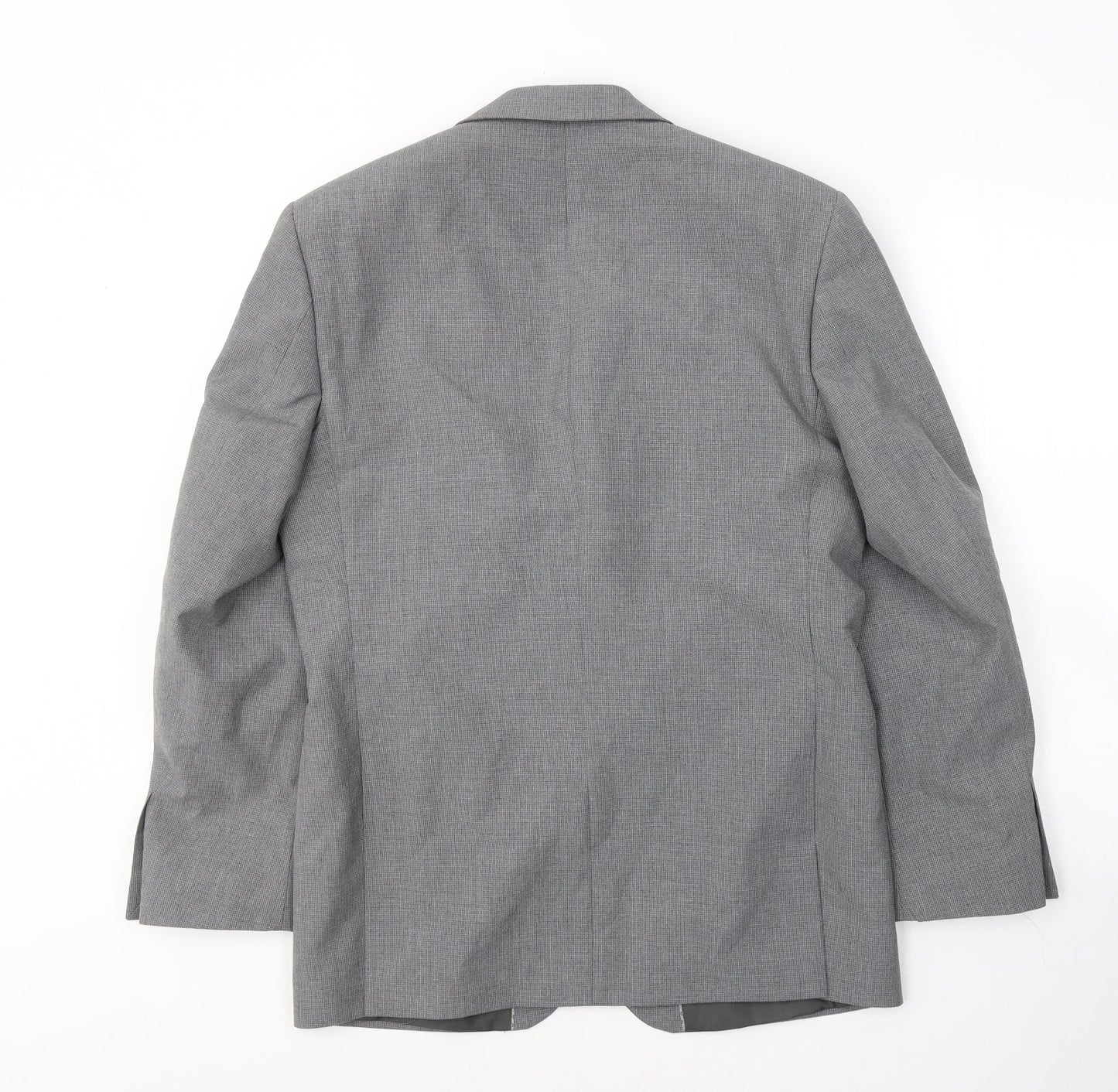 SCOTT&TAYLOR Mens Grey  Polyester Jacket Suit Jacket Size M