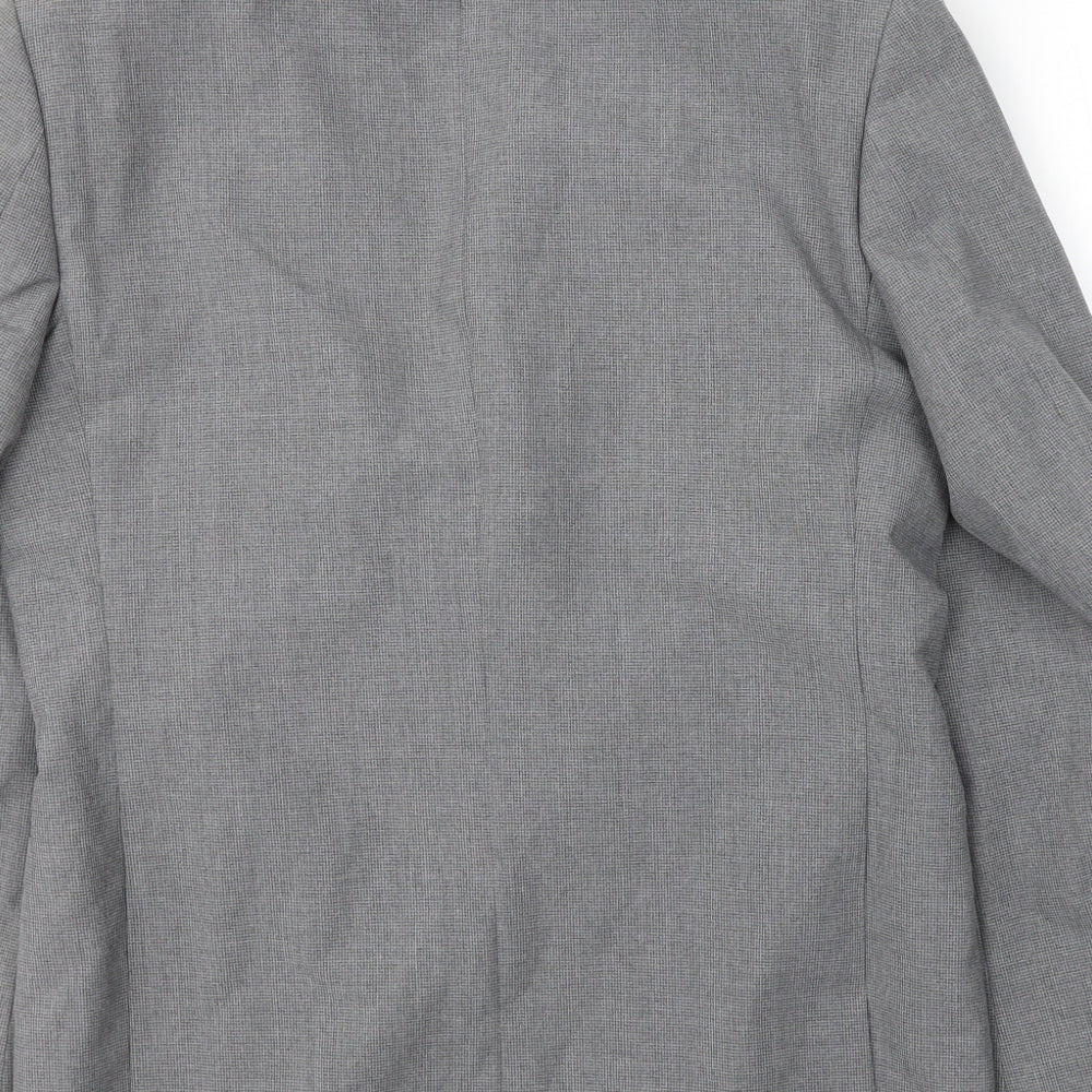 SCOTT&TAYLOR Mens Grey  Polyester Jacket Suit Jacket Size M