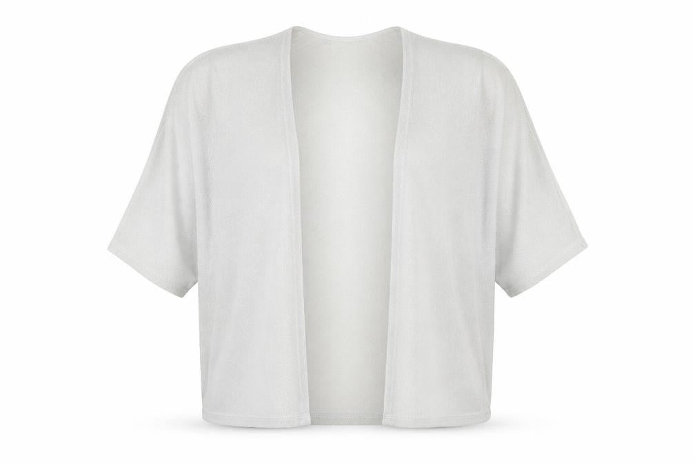 Monki Womens Silver V-Neck  Polyester Cardigan Jumper Size M