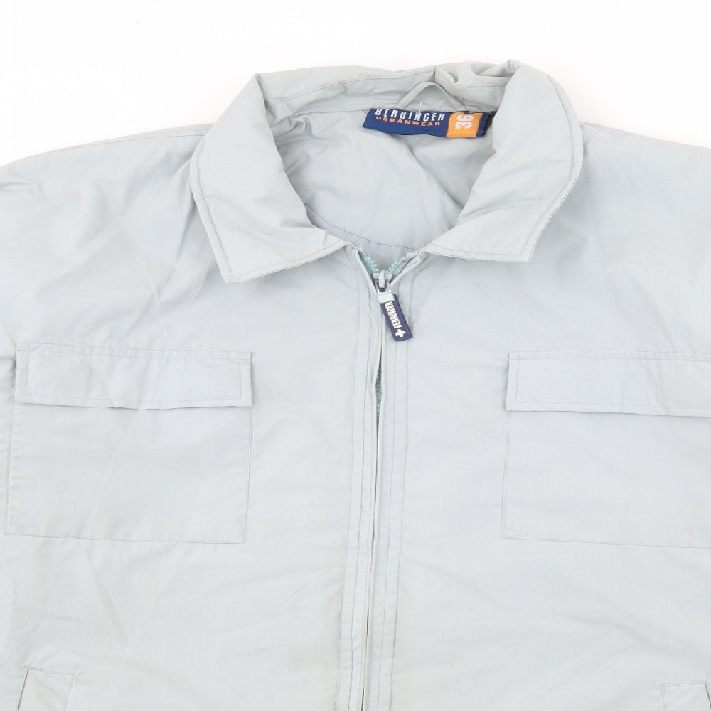 Berringer Womens Blue   Jacket Coat Size L  Zip