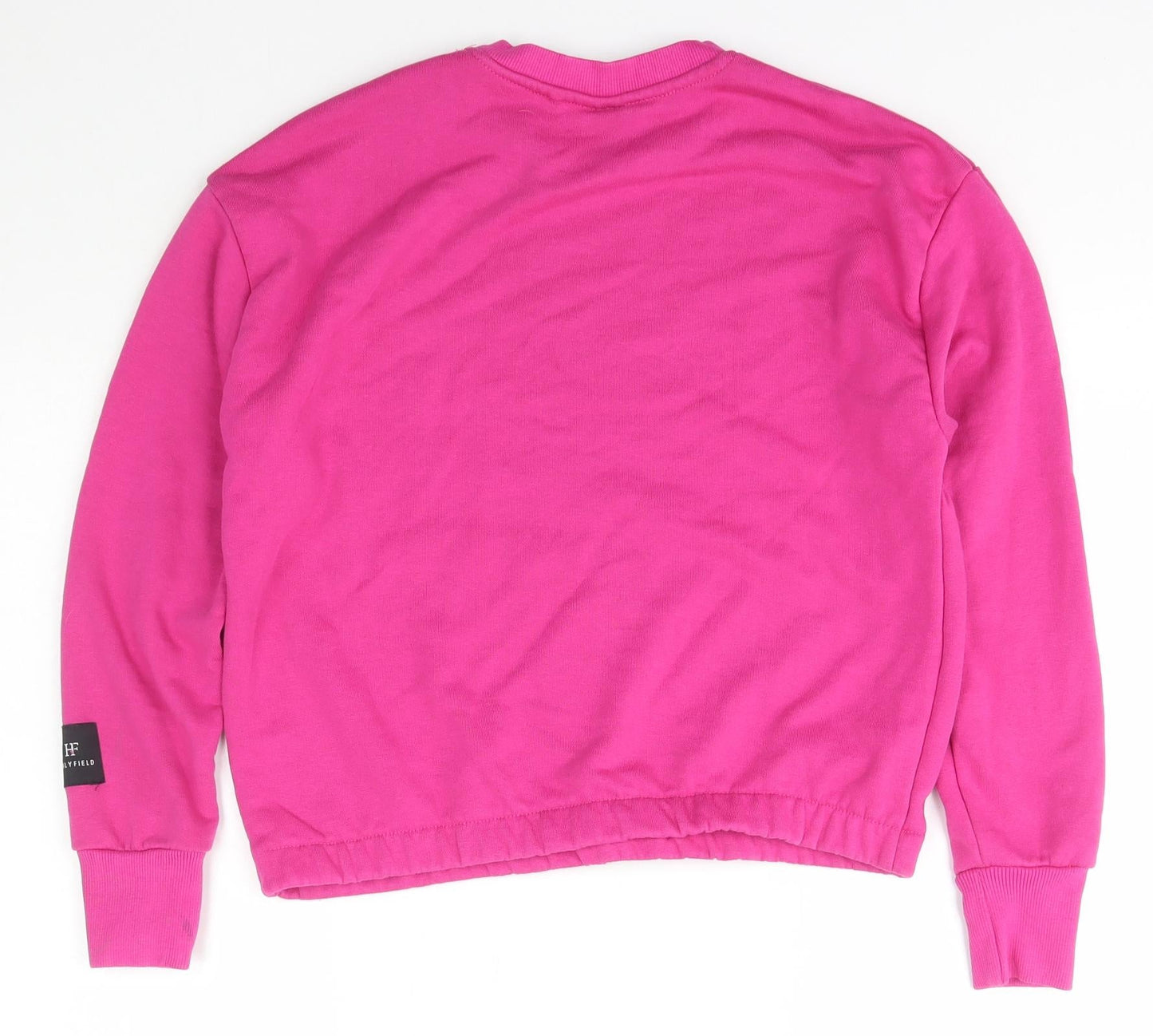 Holyfield Girls Pink  Cotton Pullover Sweatshirt Size M  Pullover