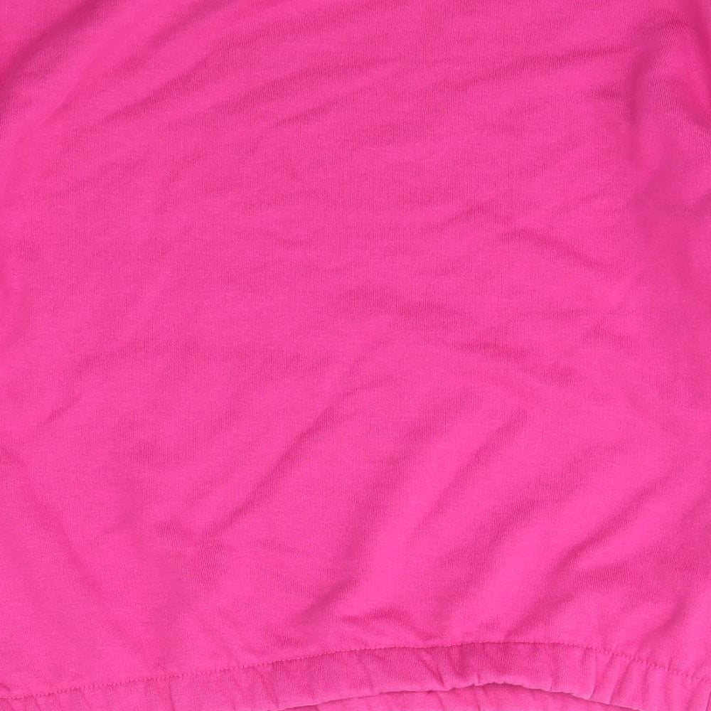 Holyfield Girls Pink  Cotton Pullover Sweatshirt Size M  Pullover