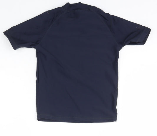 NEXT Boys Blue  Nylon Basic Tank Size 6 Years High Neck Pullover
