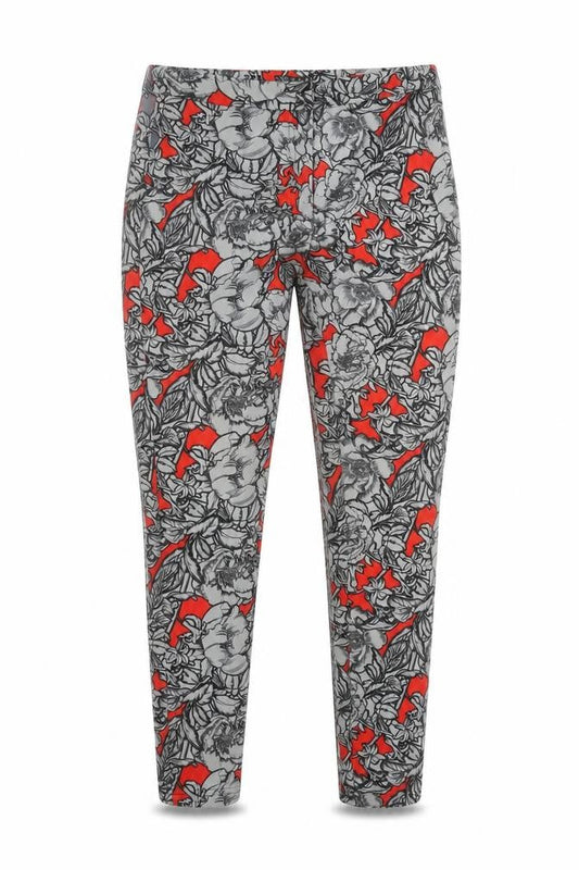 Atmosphere Womens Multicoloured Floral Polyester Jogger Leggings Size 10 L27 in