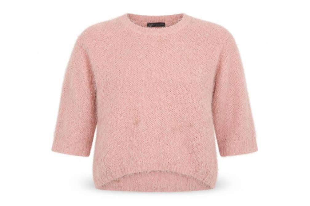Marks and Spencer Womens Pink Round Neck  Polyester Pullover Jumper Size 10