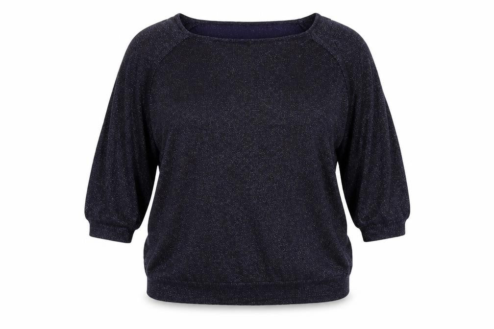 M&S Womens Purple  Viscose Basic Blouse Size 18 Round Neck