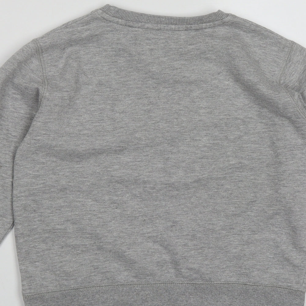 George Boys Grey  Cotton Pullover Sweatshirt Size 5-6 Years
