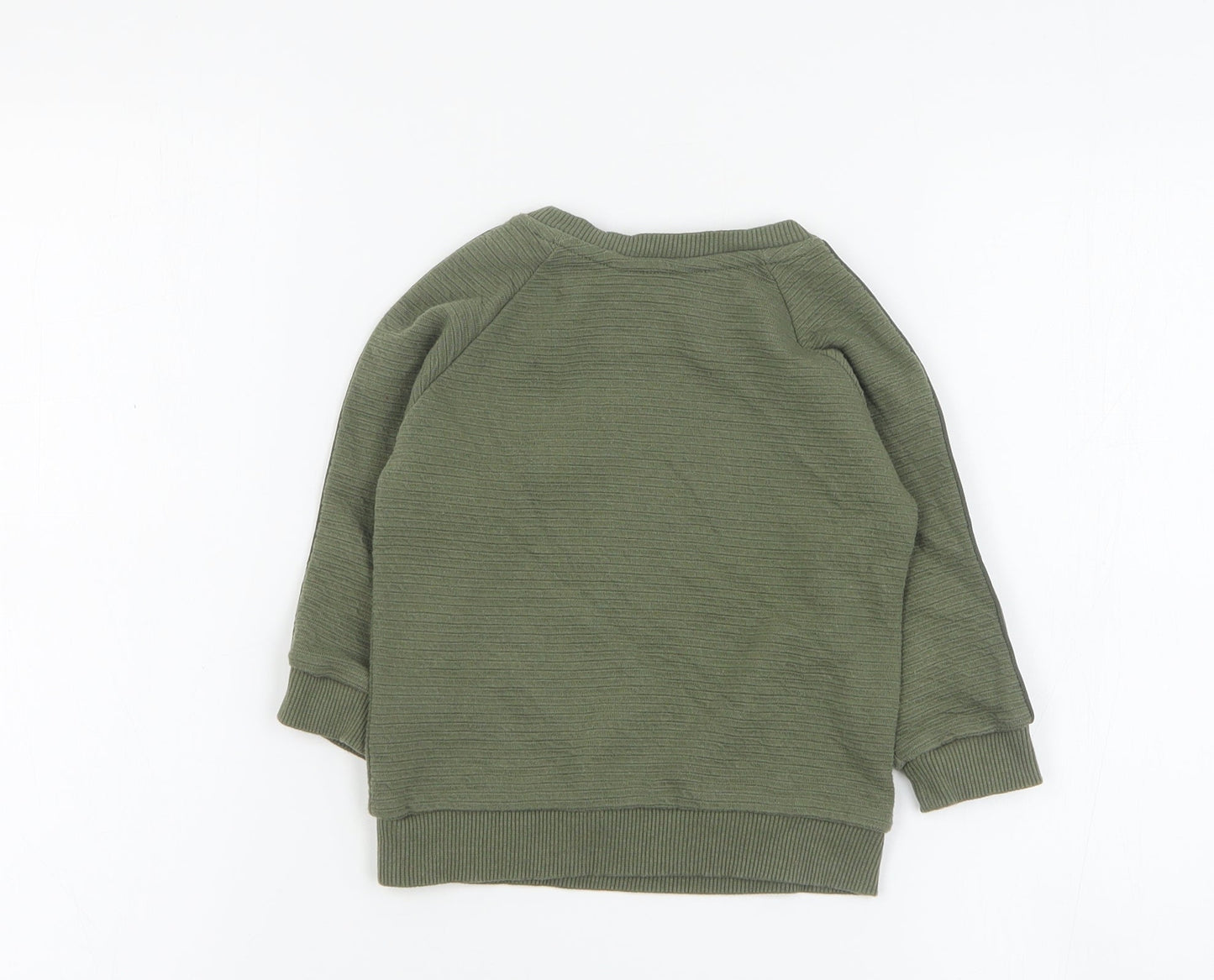 Primark Boys Green  Polyester Pullover Sweatshirt Size 12-13 Years  Pullover