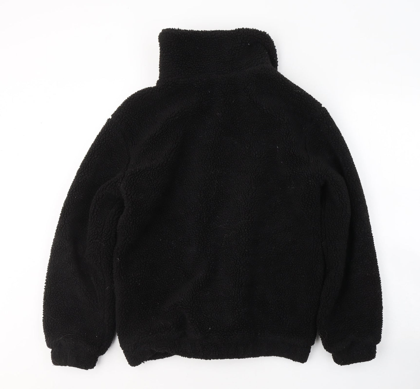 Boohoo Womens Black   Jacket Coat Size 8  Zip