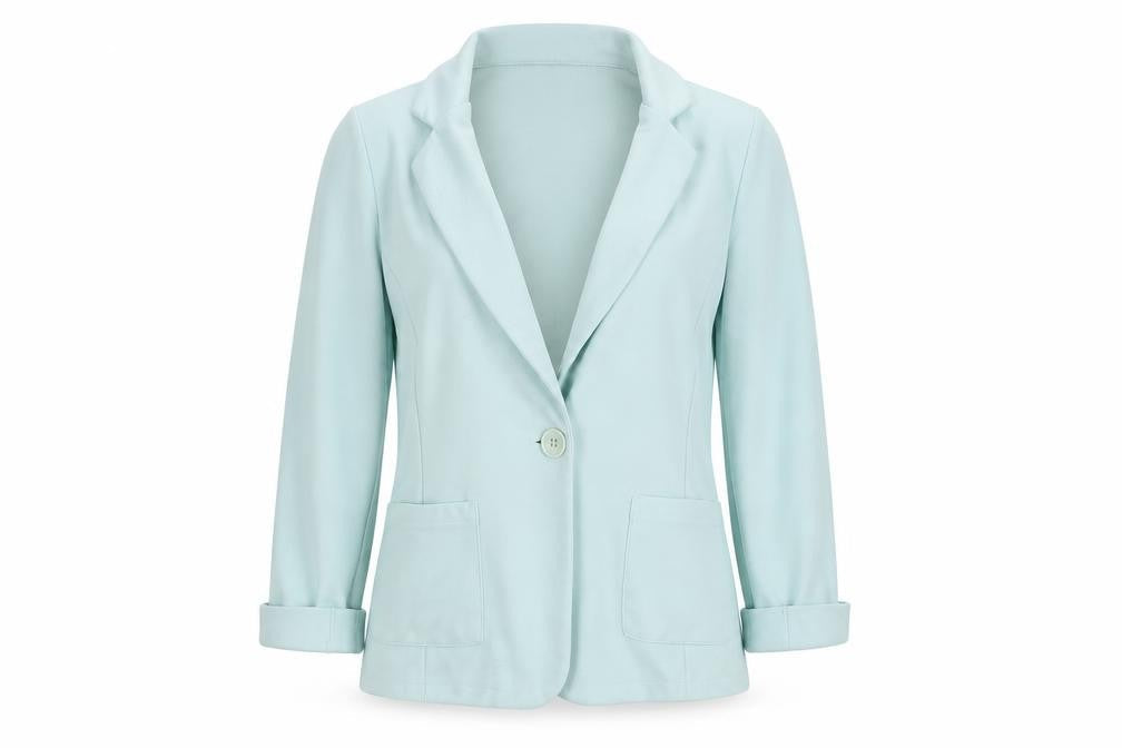 New Look Womens Blue   Jacket Coatigan Size 10  Hook & Eye