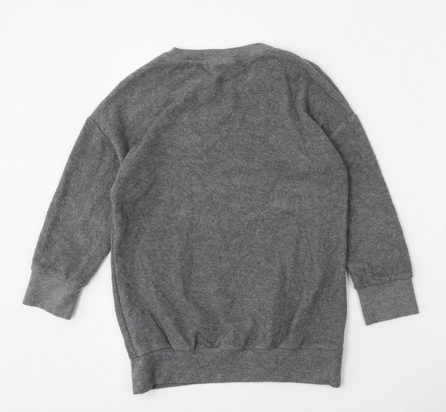 NEXT Girls Grey  Polyester Pullover Sweatshirt Size 9 Years