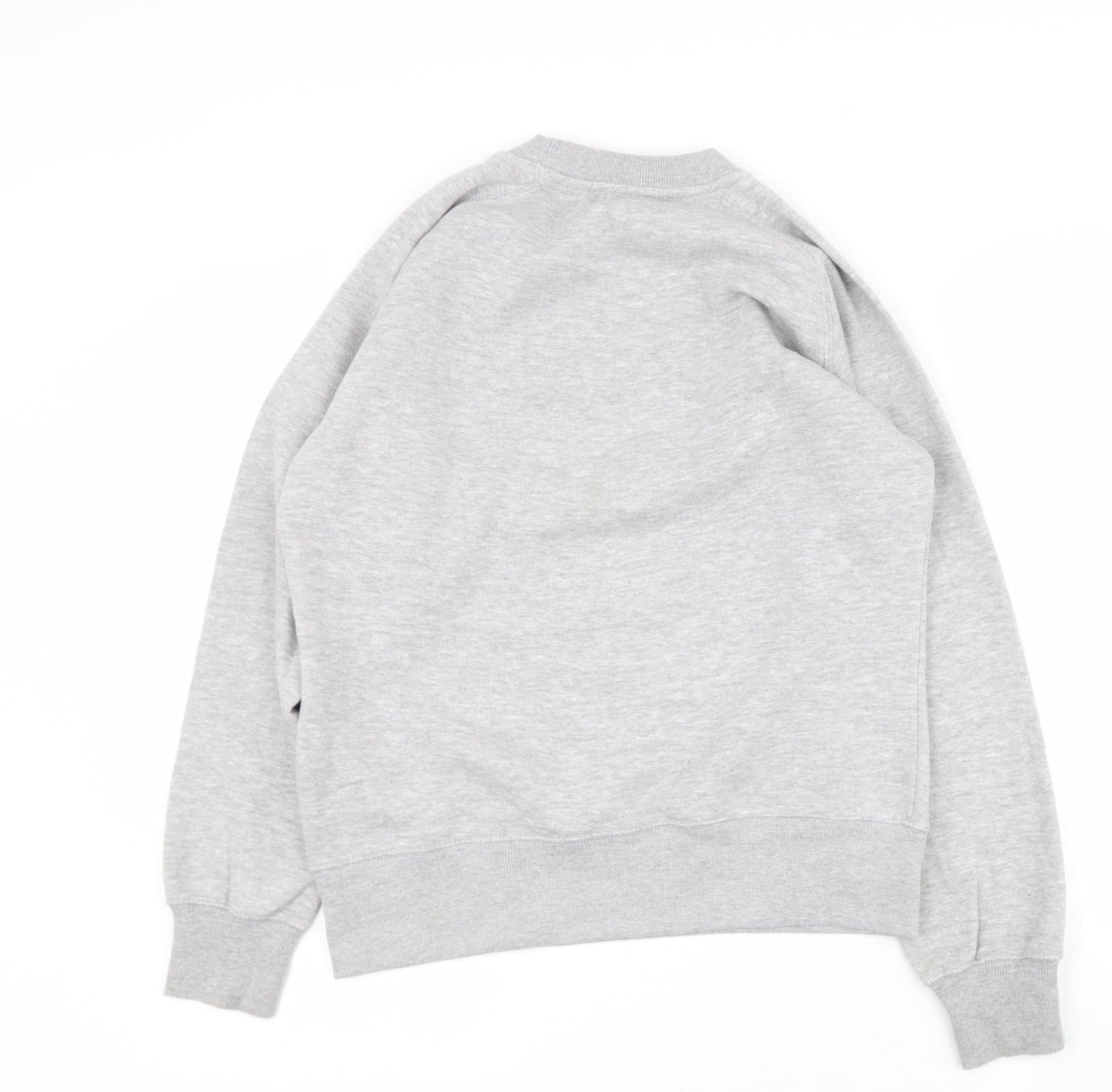 Preworn Womens Grey  Polyester Blend Pullover Sweatshirt Size 12   - Santa