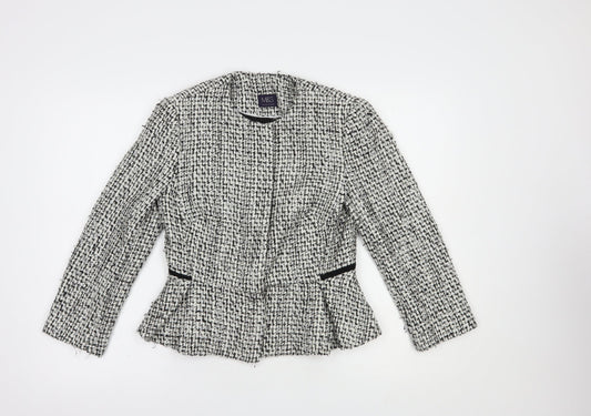 Marks and Spencer Womens Grey   Jacket Blazer Size 6  Button