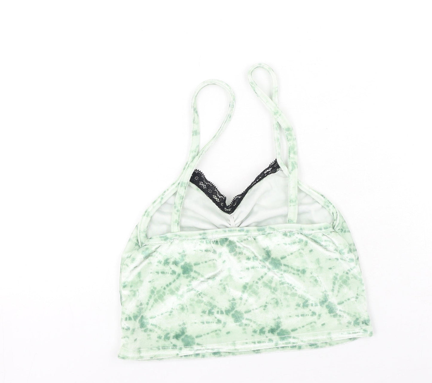 Daisy Street Womens Green  Viscose Camisole Tank Size 8 Round Neck