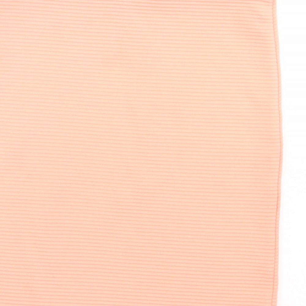 River Island Girls Pink  Polyester A-Line Skirt Size 9-10 Years  Regular Pull On
