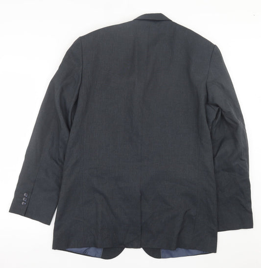 Matalan Mens Grey  Polyester Jacket Suit Jacket Size 42