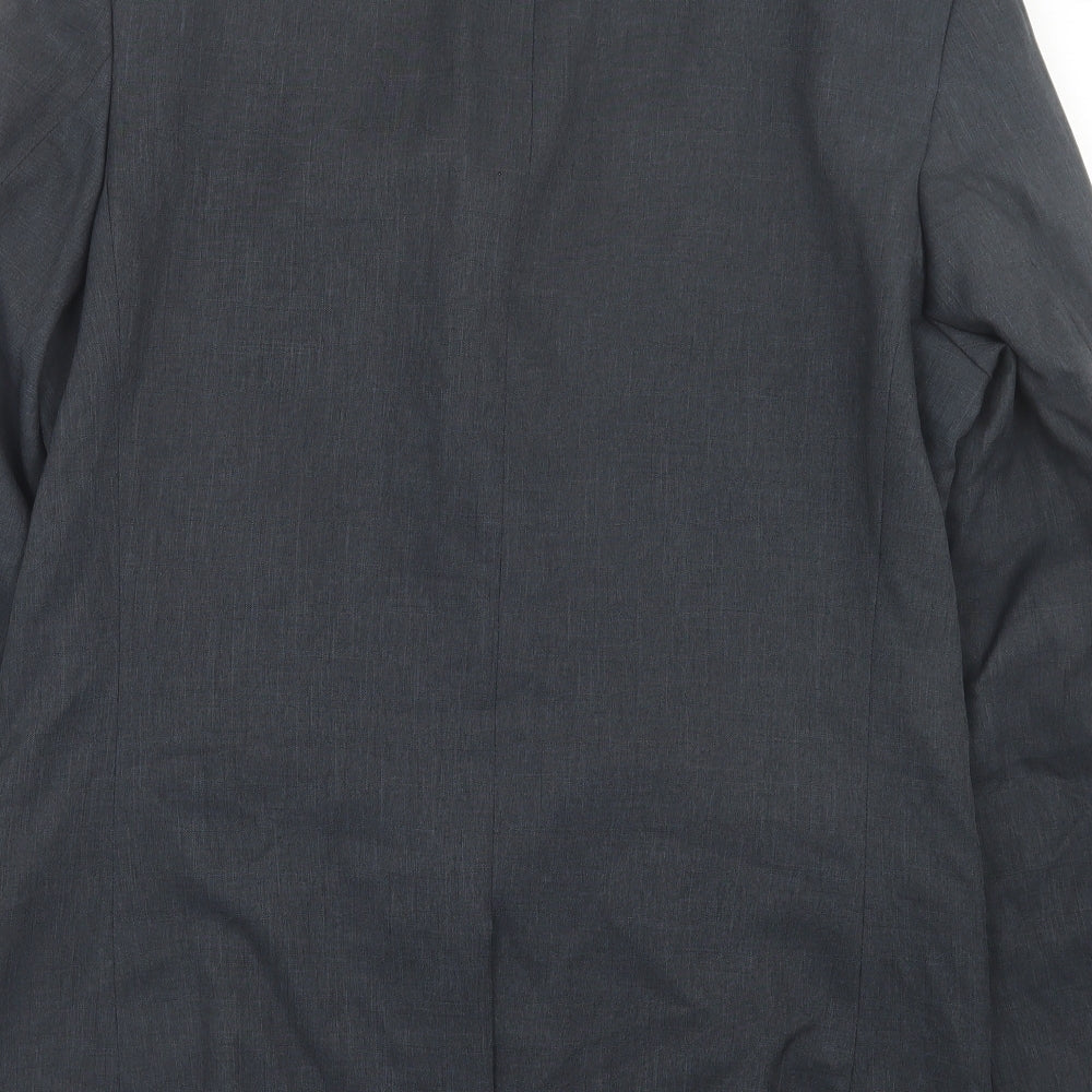 Matalan Mens Grey  Polyester Jacket Suit Jacket Size 42