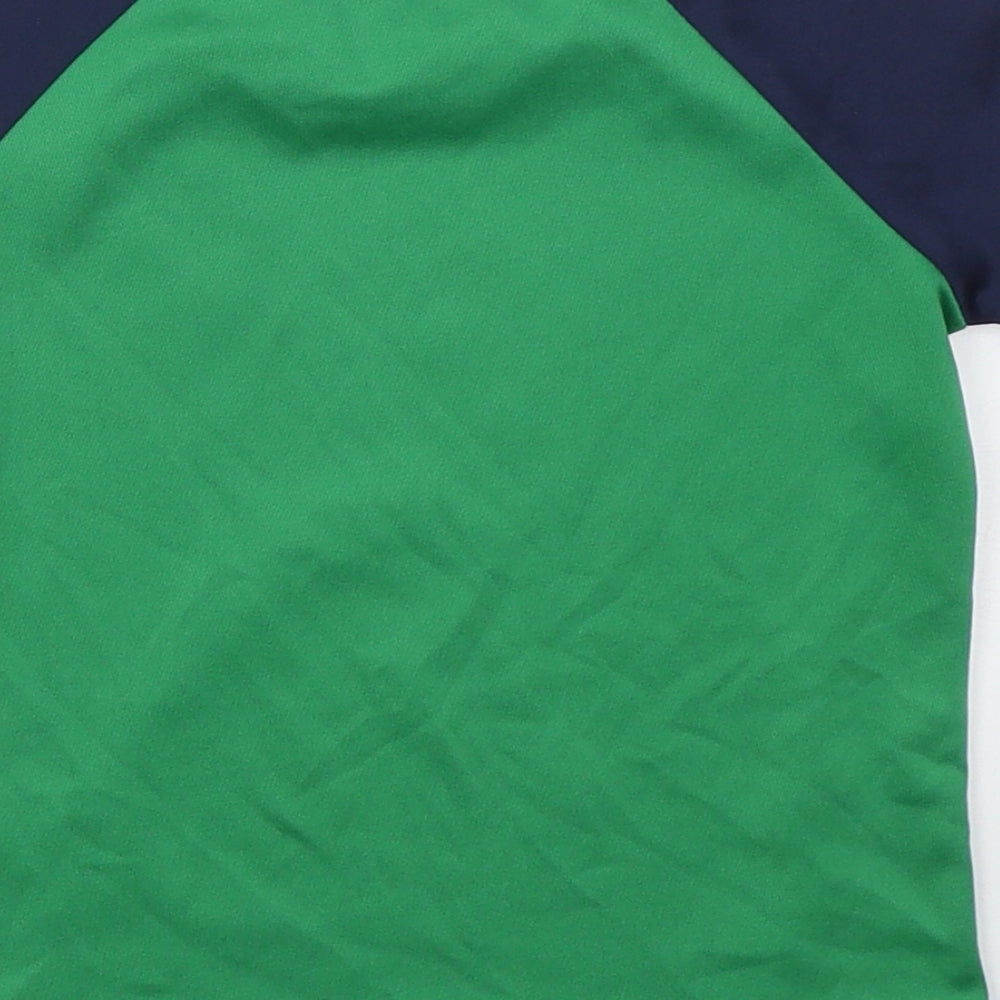 Dunnes Boys Green  Polyester Basic T-Shirt Size 3 Years Crew Neck Pullover - Northern Island