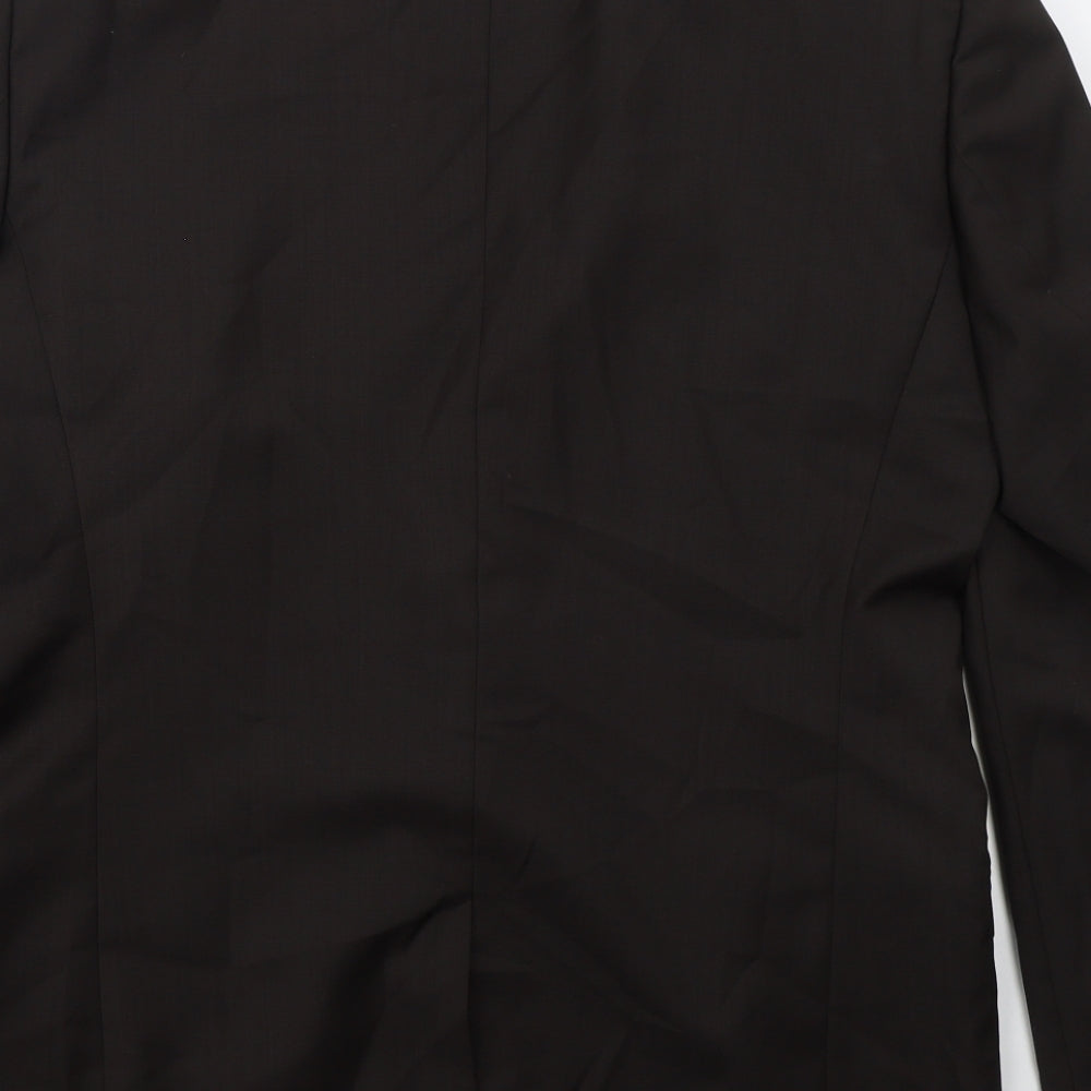 Esprit Mens Brown  Viscose Jacket Suit Jacket Size 42